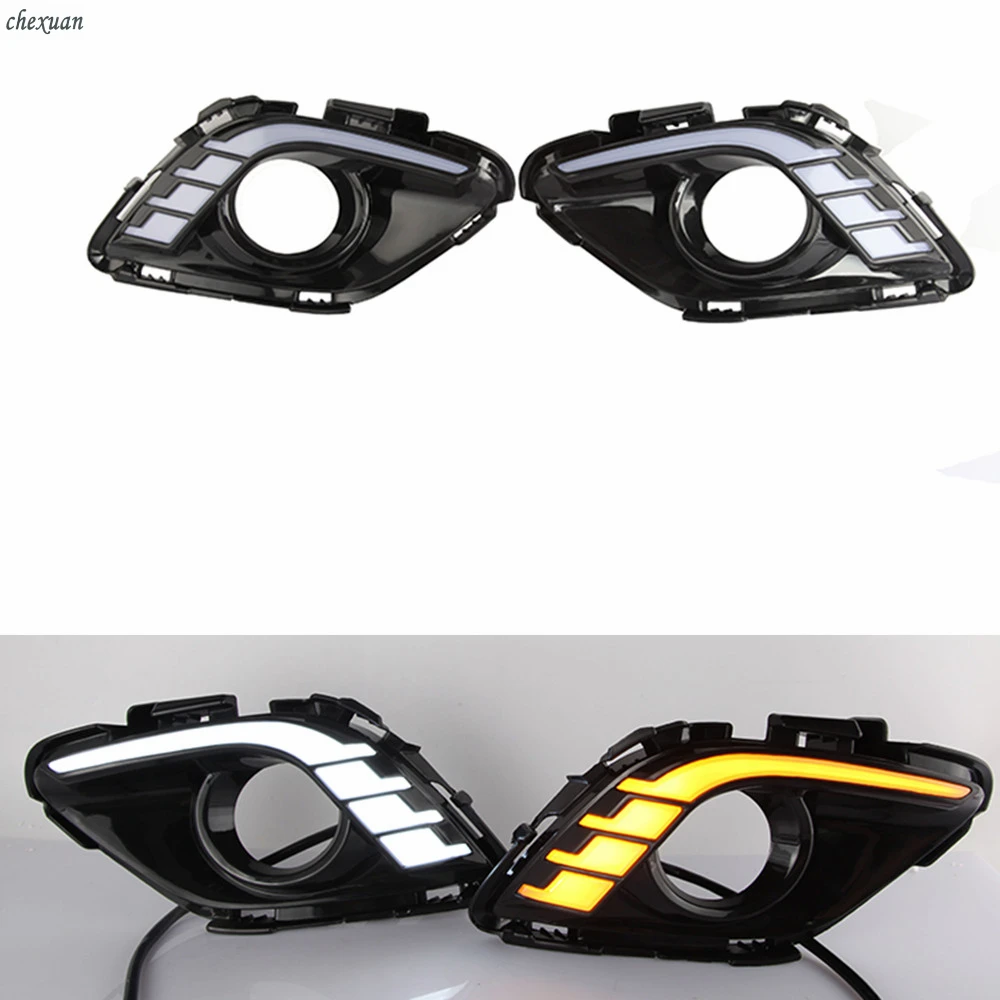 Дневные ходовые огни CSCSNL 1 комплект светодиодсветодиодный дневные с отверстием