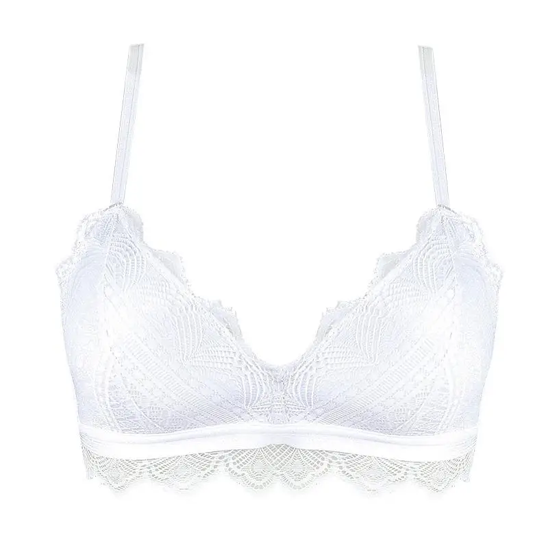 Кружевной Бюстгальтер Сексуальное белье из хлопка без косточек | Женская одежда