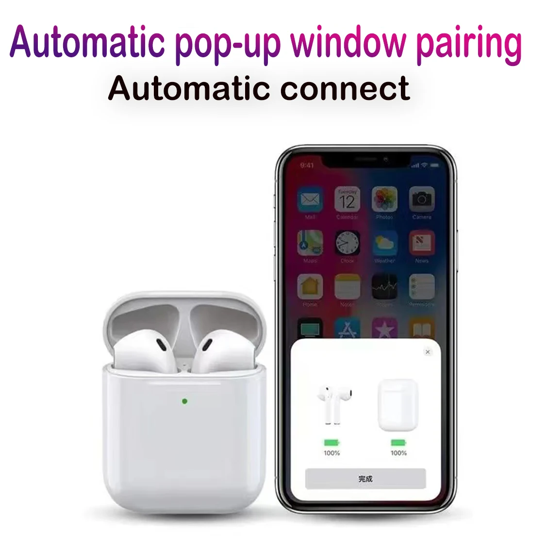 

Used Apple AirPods 2 95% New Wireless Headphone Bluetooth Earphone In Ear Tws Headphones for iPhone Smartphones