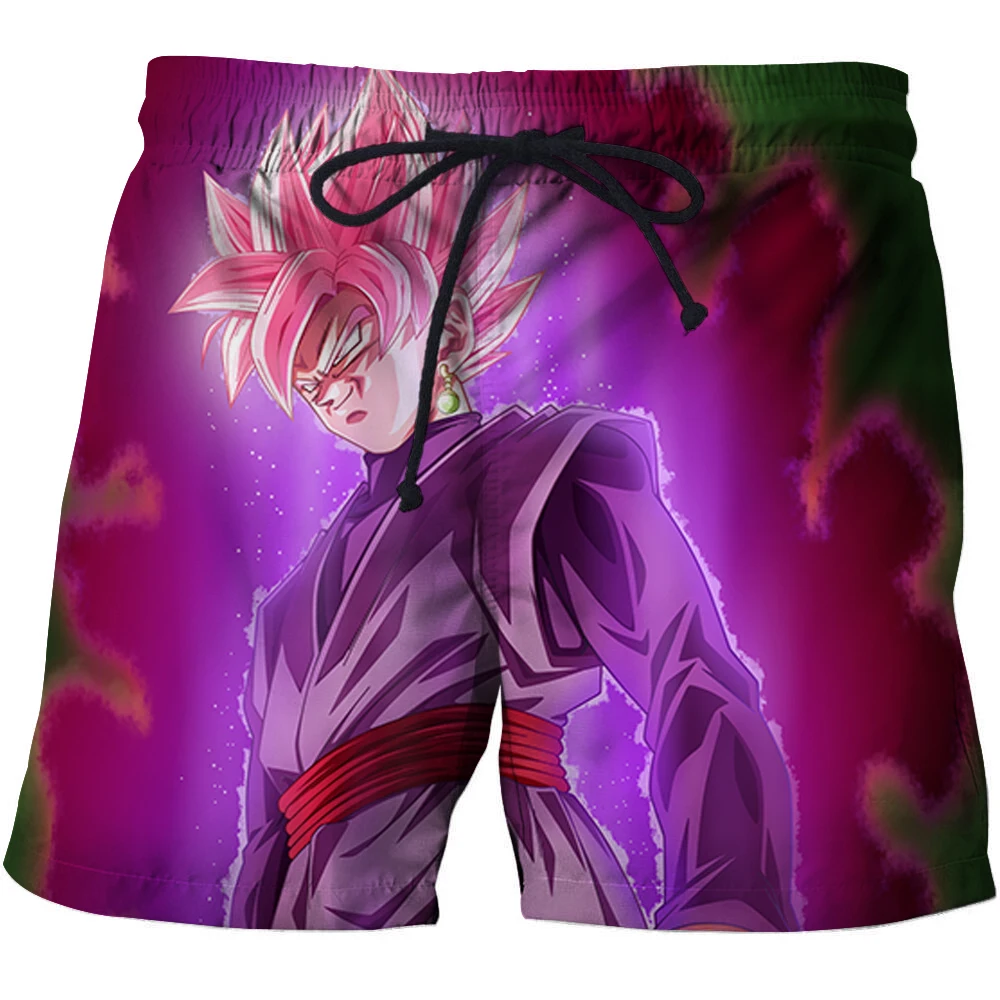 Fashion Anime 3D Print Shorts Men dragon ball pants Goku Casual Loose Board Shorts Summer Beach Breathable Beach shorts s-6xl - Цвет: ATK1268