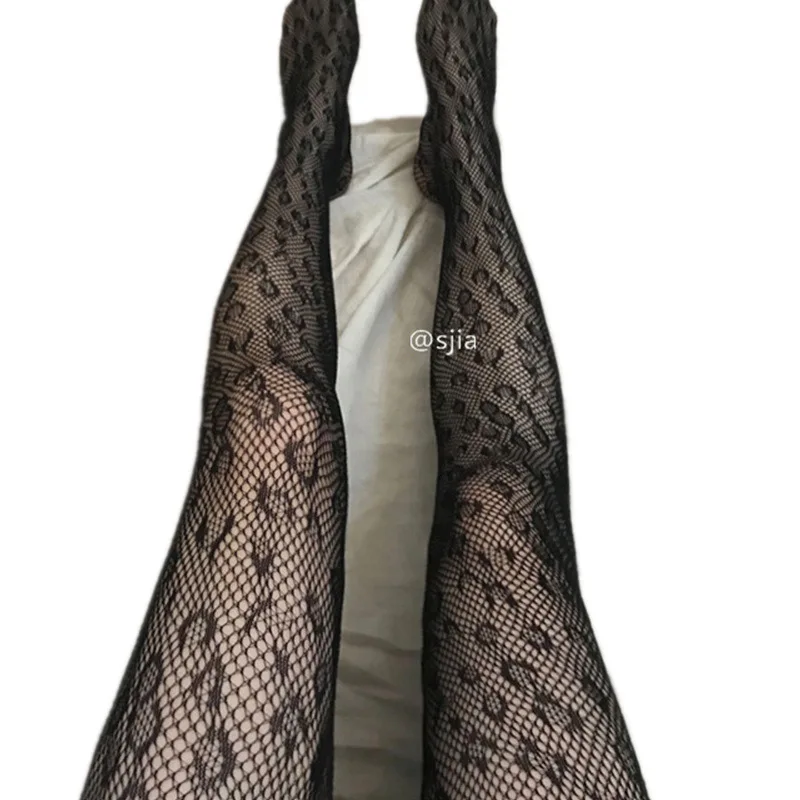 

Leopard print black stockings anti-hook silk spring and autumn beautiful leg socks hot girl sexy all-match black base socks