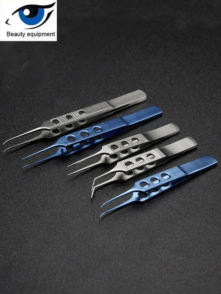 Офтальмологический пластиковый микропинцет из нержавеющей стали двойной веко