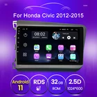 Новое поступление! Android 11 для HONDA CIVIC 2012 2013 2014 2015 четырехъядерный автомобильный радиоприемник 2 din стерео wifi bluetooth головное устройство gps
