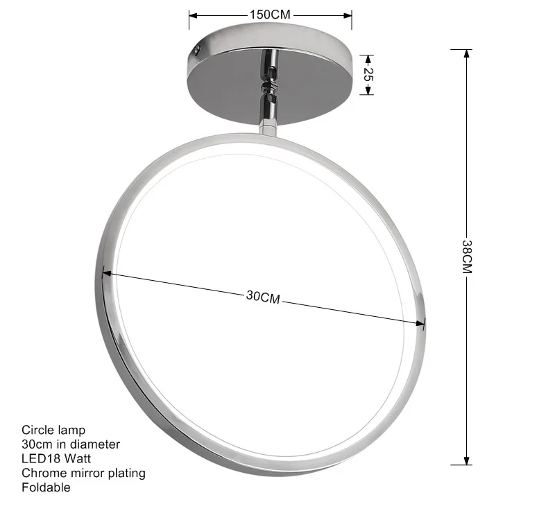 Современный светодиодный потолочный светильник bборот лампа для кухни ресторана