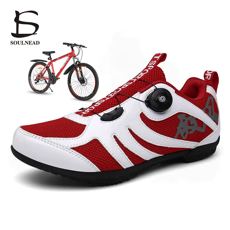 

Кроссовки велосипедные ультралегкие для мужчин и женщин, профессиональная обувь для езды на велосипеде, летние, размеры 39-46