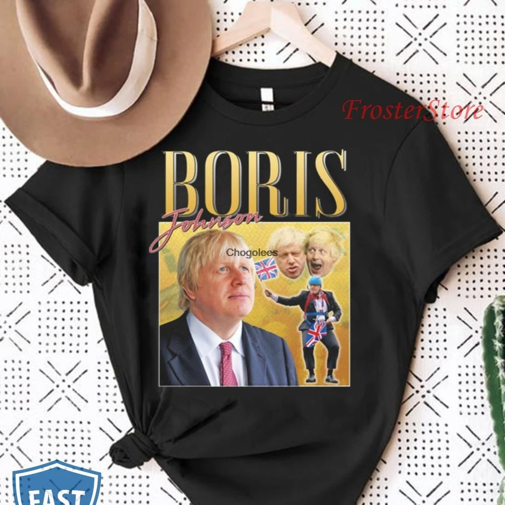 Винтажная Футболка Борис Джонсон топ футболка британский премьер-министр