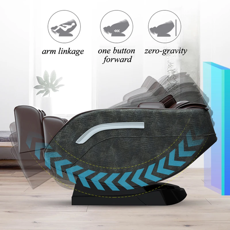 Home 4d роскошное Электрическое Кресло Качалка Расслабляющее массажное