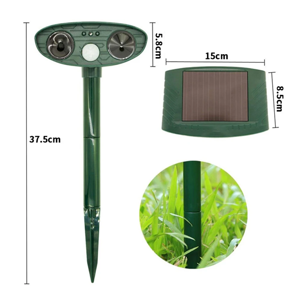 

Ultrasonic Solar Spider Killer Pest Reject Birds Deterrent Infrared Rat Repeller for Household Bedroom Protection