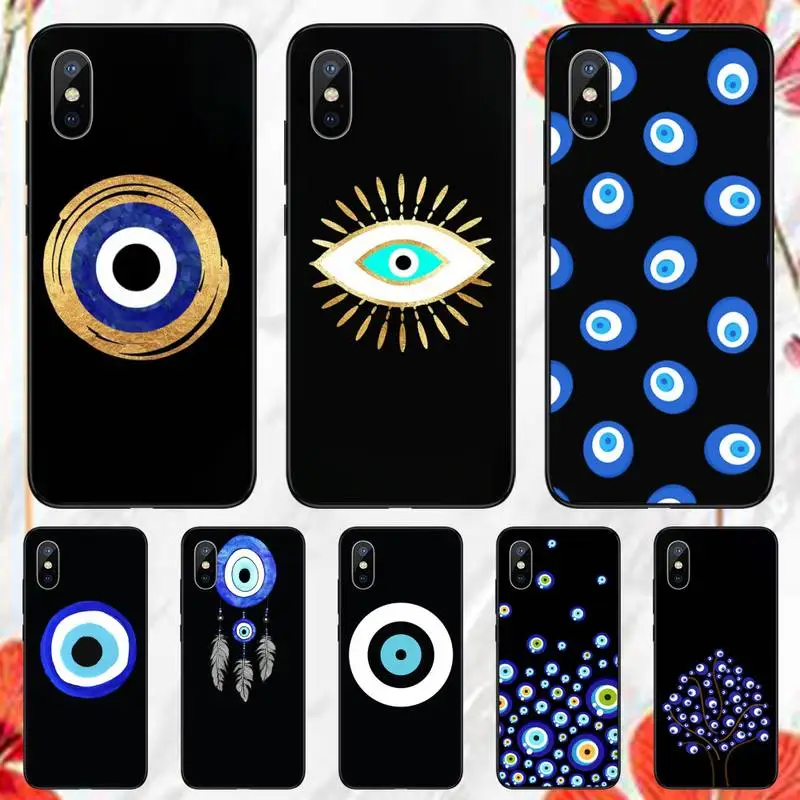 

Fashion Evil eye High Quality Phone Case for iPhone 11 12 13 pro XS MAX 8 7 6 6S Plus X 5S SE 2020 XR mini