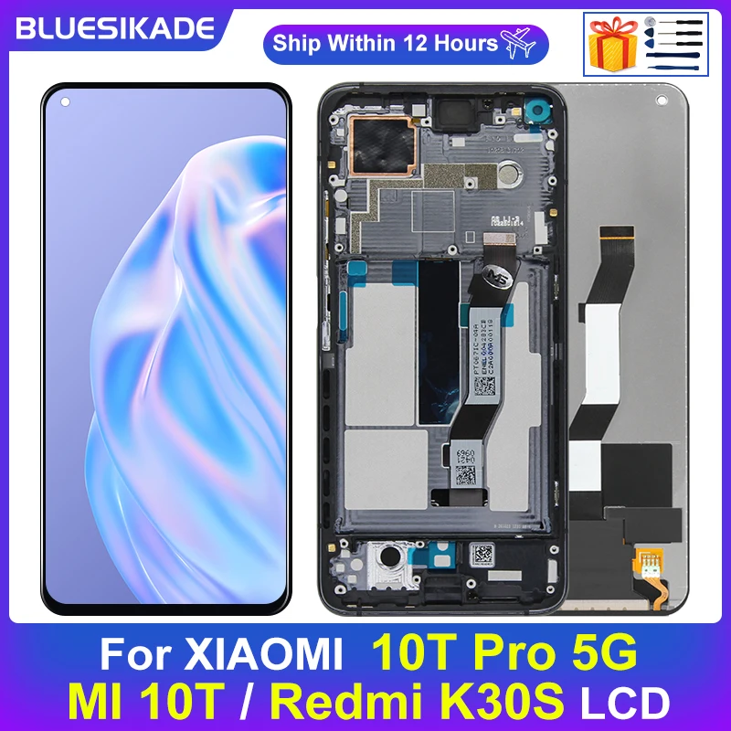 

6,67 "оригинальный для Xiaomi Mi 10T Pro 5G дисплей Mi 10T ЖК сенсорный экран дигитайзер для Redmi K30S LCD M2007J3SY запасные части