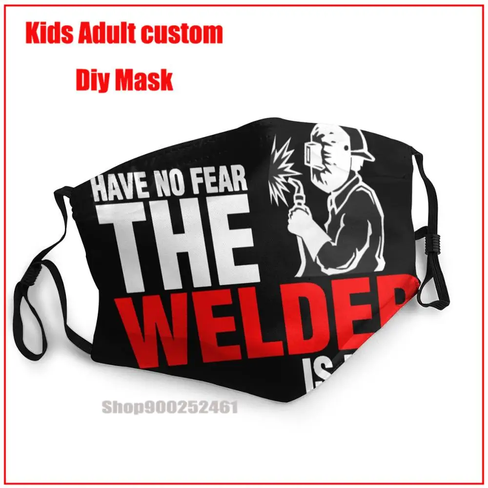 

Не бойтесь, что сварщик здесь белый DIY mascarilla повторно используемая смываемая маска для лица многоразовая дизайнерская маска для лица uxury