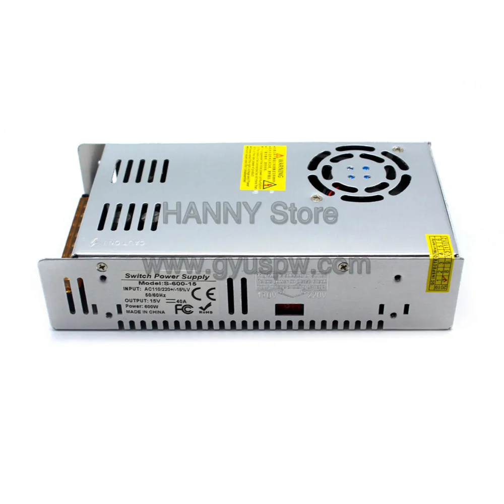 Регулируемый DC15V 40A 600W переключатель питания DC 30V трансформатор драйвера AC110V 220V SMPS