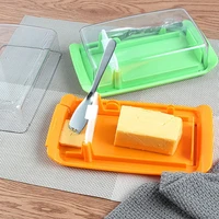 butter storage box tangent fast cutting rectangular fresh keeping cheese case preservation container