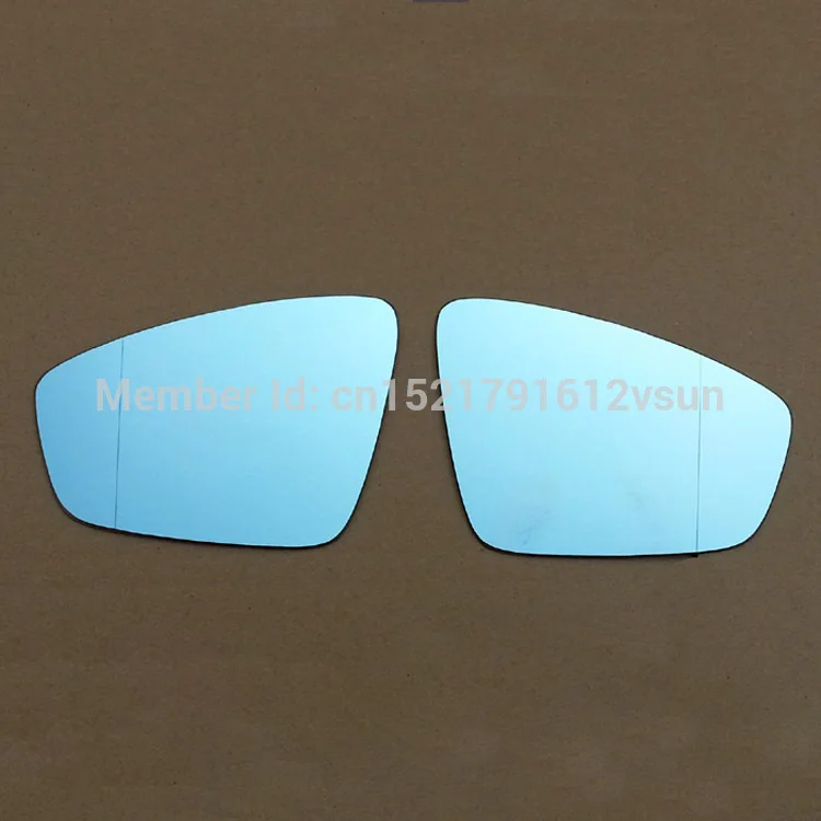 smRKE 2Pcs For Volkswagen Jetta Rearview Mirror Blue Glasses Wide Angle Led Turn Signals light Power Heating | Автомобили и