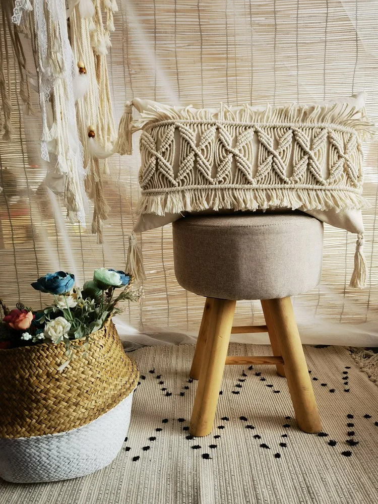 Макраме наволочка из хлопка MOM'S YARD инна петровна прокопенко макраме узелок завяжется узелок затянется