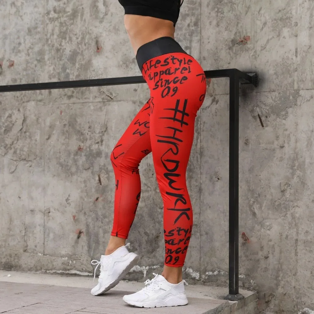 Женские спортивные Леггинсы Hirigin штаны для йоги фитнеса занятий спортом