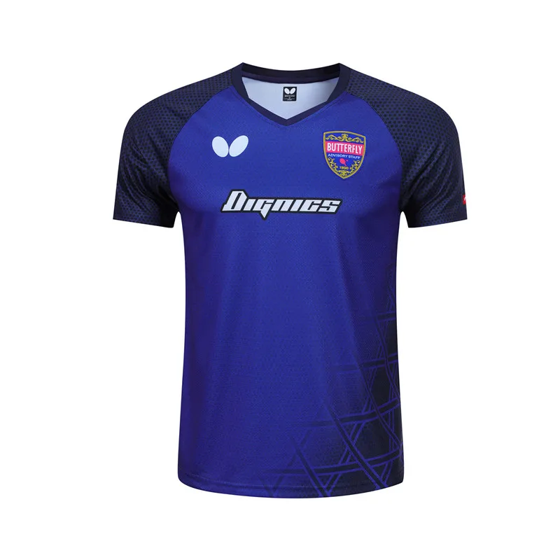 

Новый костюм для настольного тенниса, одежда для бадминтона, мужской/женский костюм с короткими рукавами, одежда для бадминтона и соревнова...