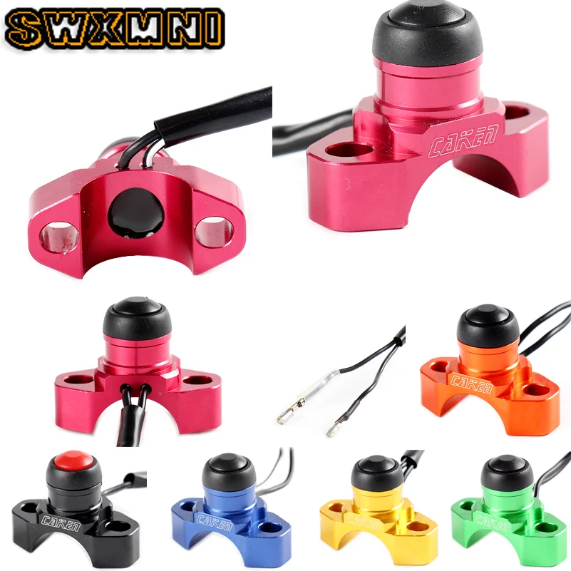 Универсальная кнопка переключения останова двигателя CNC для EXC HONDA KAWASAKI SUZUKI YAMAHA CBR