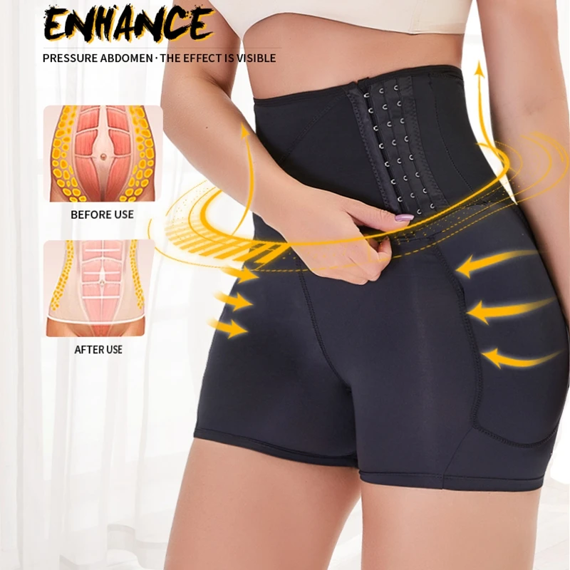 

Hip Enhancer Padded Panty Tummy Control Butt Lifter Shaping Underwear Women Shapewear Buttocks Booty Lifter Shaper Undergarment