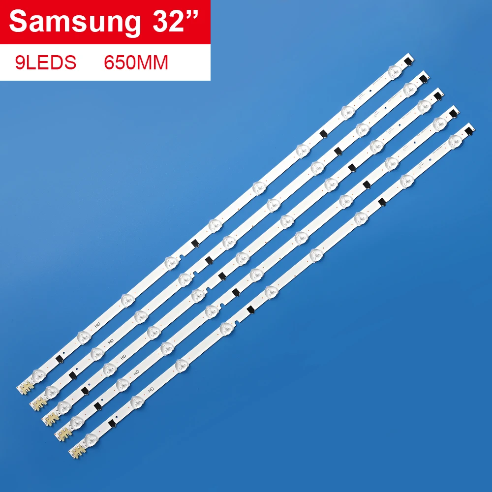 Светодиодная лента для подсветки телевизора 9 ламп Samsung UE32F6200AK UE32F5020AK UE32F5505AK UE32F5560AK