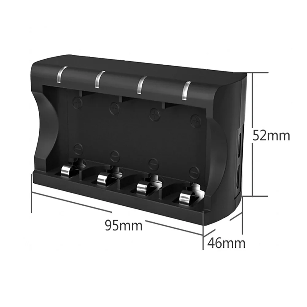 Перезаряжаемая литий-ионная аккумуляторная батарея RCR123A 8 ячеек умное зарядное