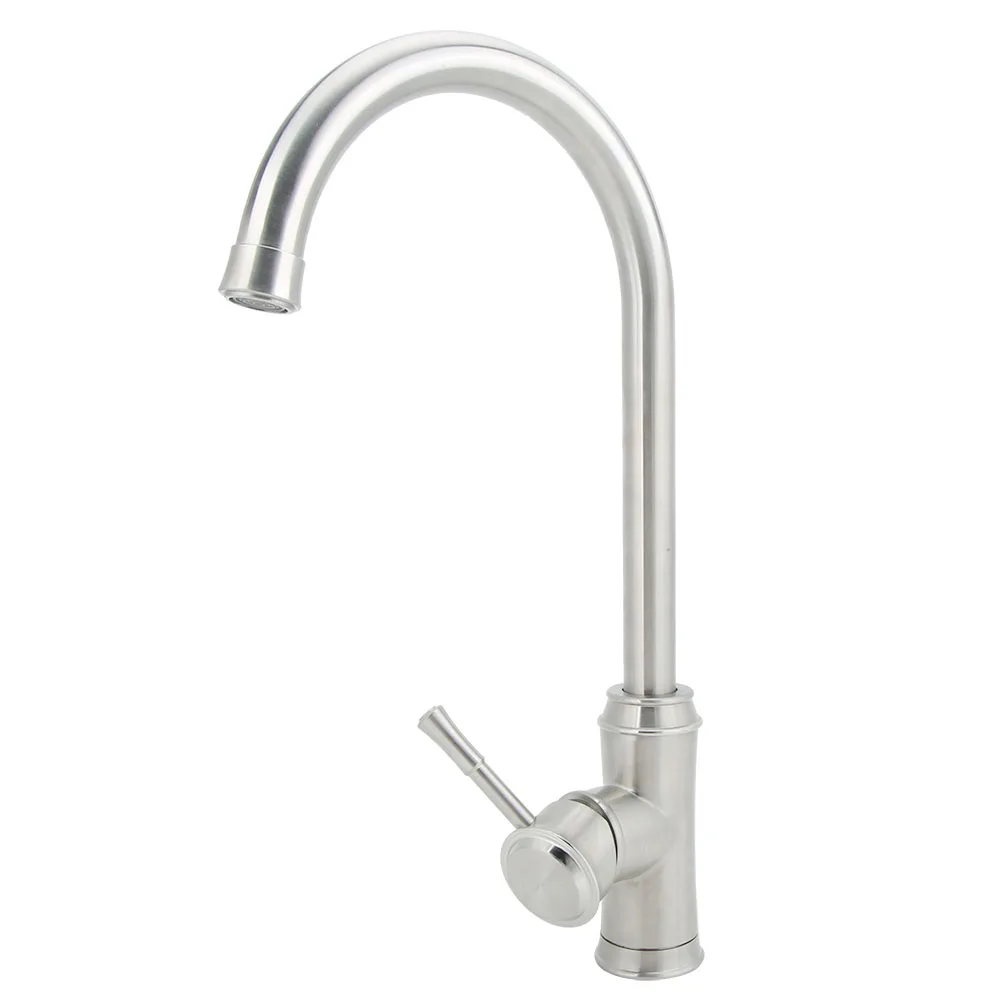

G1/2in Elegant Stainless Steel Water Faucet Hot Cold Water Tap For Household Kitchen Use Kitchen Water Faucet
