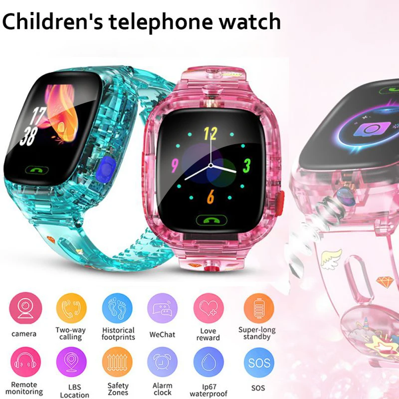 Детские умные часы с дистанционным контролем детские Wi-Fi GPRS LBS позиционирование