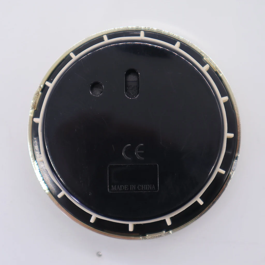 Часы кварцевые с римскими цифрами черный циферблат 70 мм вставка серебристым