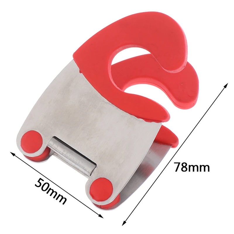 1 шт. нержавеющая сталь горшок ложка с зажимом зажим щипцы держатель для кастрюли