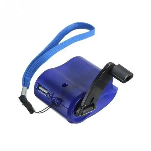 Mobile Phone Emergency Power USB Hand Crank Charger Electric Generator Universal Charge Dynamo Charging | Электроника