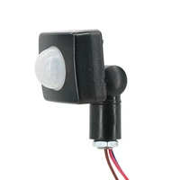 led flood light pir motion sensor detector waterproof outdoor 85 265v motion sensor adjustable pir switch infrared alarm abs