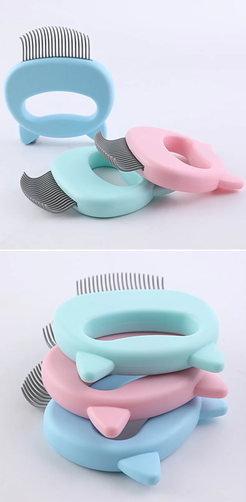 

Portable Cat Dog Massage Shell Comb Grooming Hair Removal Shedding Pet Products Dog Supplies Dropshipping Home Cleaning Combs