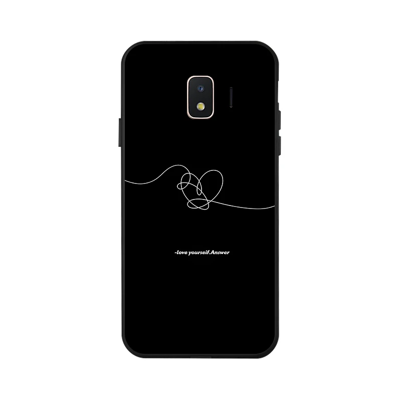 Для samsung J2 Core Мягкая силиконовая задняя крышка для Galaxy чехол SM-J260F J260F J260 TPU черная |