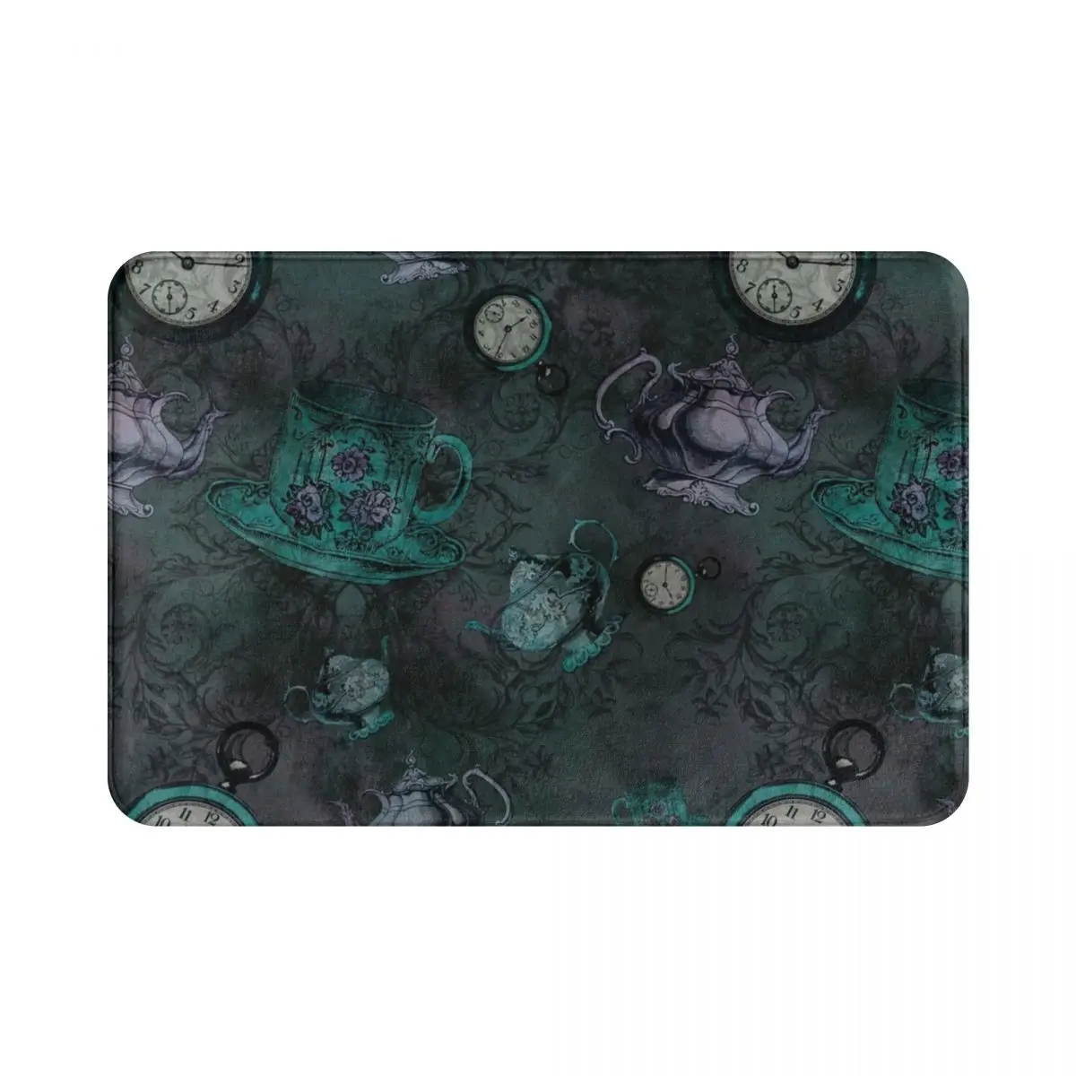 

Dark Alice In Wonderland Polyester Doormat Rug carpet Mat Footpad Non-slip Cushion Corridor Kitchen Bedroom balcony toilet 40*60