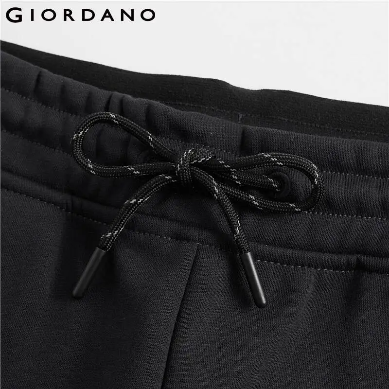 Giordano мужские спортивные штаны с резинкой на талии со шнурком