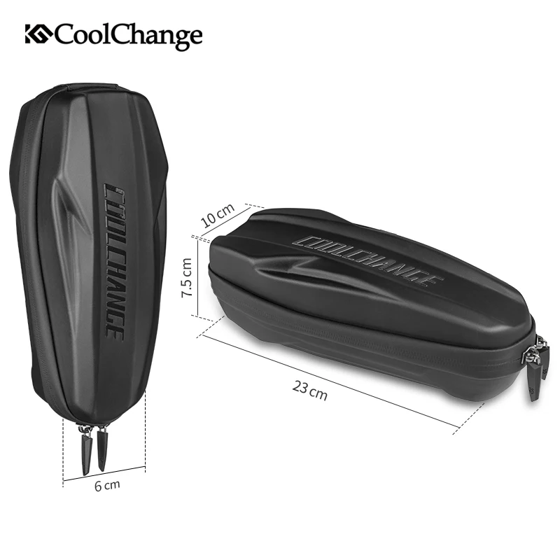 

CoolChange Rainproof Cycling Bag Frame Front Top Tube Bicycle Bags Scooter EVA Hard Shell Bags MTB Bike Bag