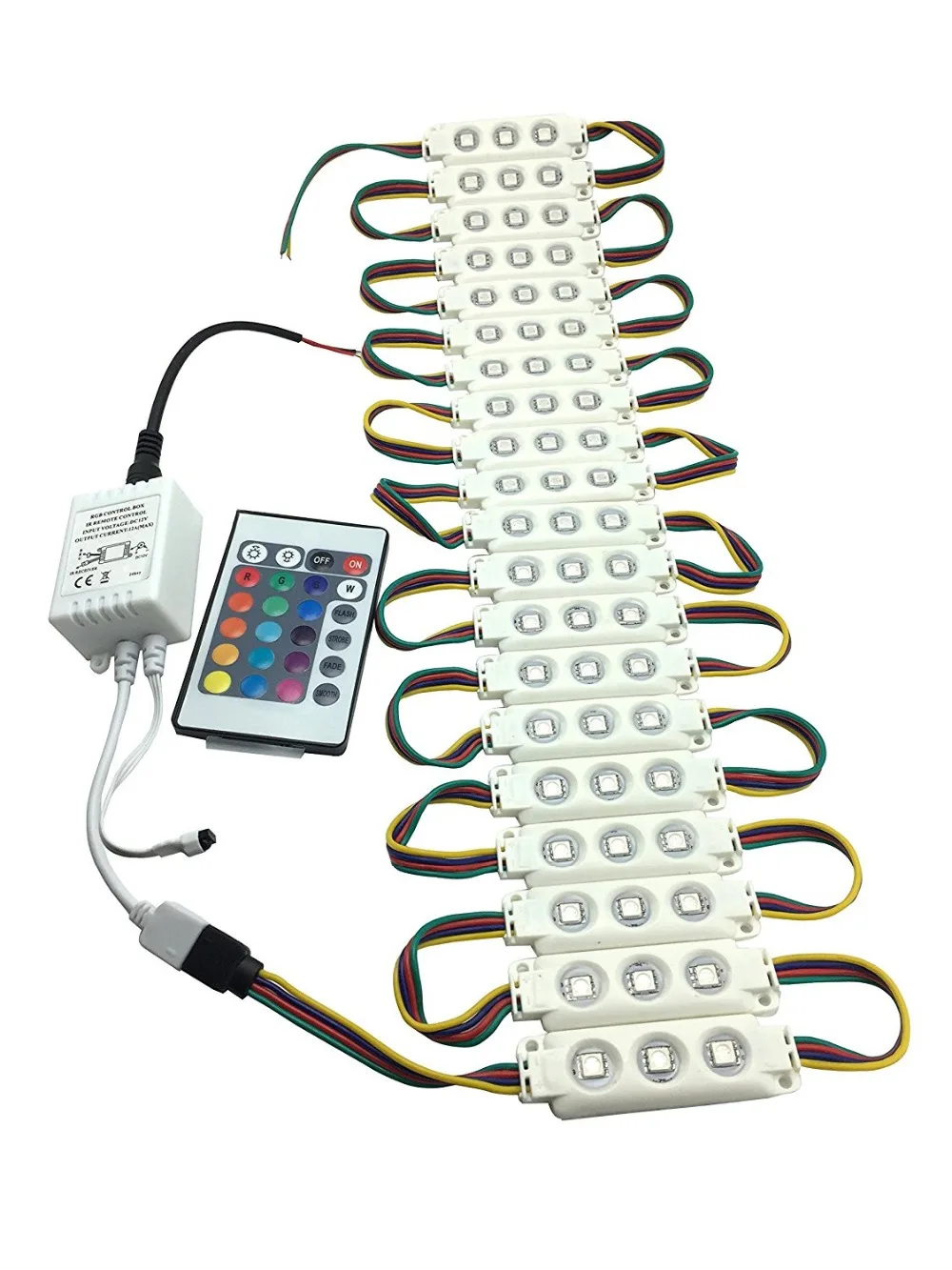 

RGB-гирлянда светодиодная инжекционная, 12 в пост. Тока, 5050 пикселей