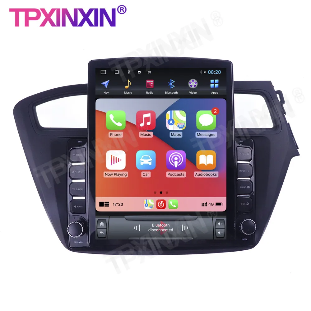 구매 차량용 멀티미디어 플레이어 헤드유닛 오디오 라디오 내비게이션 무선 카플레이, 현대 I20 2013-2017 RHD 테슬라 스크린 128G 안드로이드 10