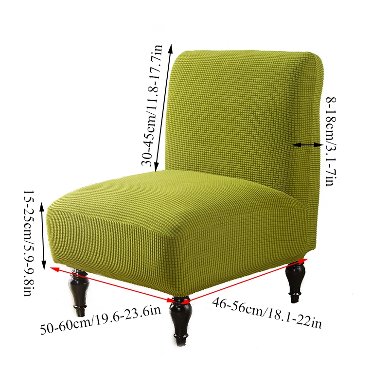 

2021 New Super Soft Corn Fleece Single Sofa Cover Household Items Thick Durable Chair Cover Elastic Stretch Fat Chair Cover