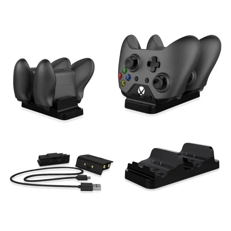 

Dual Charging Dock Station for xbox Game Controller + 2xRechargeable Batteries