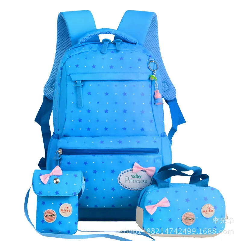 Детские рюкзаки с принтом звезд для девочек-подростков, легкие водонепроницаемые школьные ранцы, Детские ортопедические школьные портфели