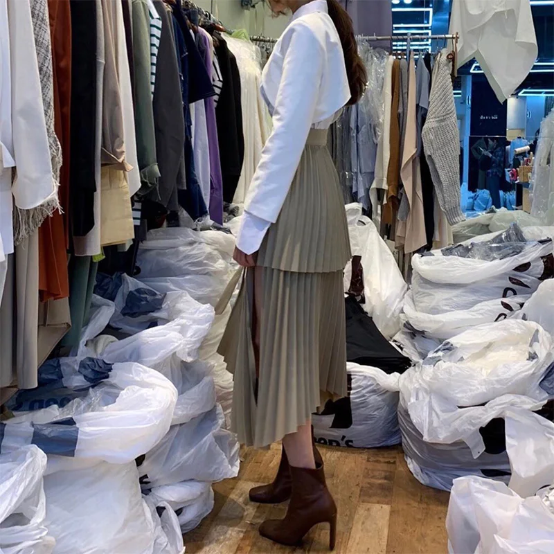 Женский подиумный костюм из 2 предметов подиумная рубашка с длинным рукавом и