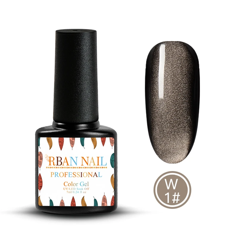 RBAN NAIL УФ Гель-лак для ногтей волшебный Звездный Гель-лак для ногтей с эффектом «кошачий глаз» лак Магнитный голографический УФ замачиваемый стойкий Гель-лак - Цвет: K1235
