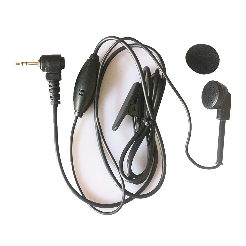 Наушники с одним штекером 2 5 мм гарнитура микрофоном для рации Motorola T5428 T5728 T6200C TKLR