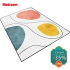 Коврики для спальни, современные скандинавские Геометрические линии, цветной блок, ковер для гостиной, домашние аксессуары для спальни, напольный коврик, коврик, Новинка