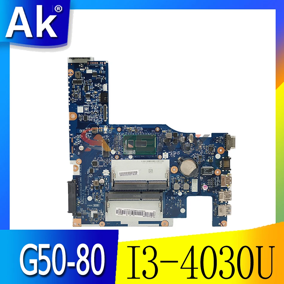 

Laptop motherboard For LENOVO Ideaapad G50-80 I3-4030U NM-A362 SR1EN DDR3L Laptop motherboard Mainboard