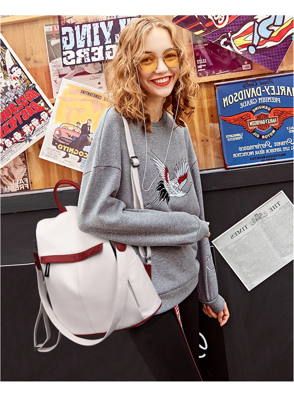 Женский рюкзак для школы Sac A Dos Femme женские сумки на плечо для женщин широкий холщовый ремень рюкзак для девочек-подростков Mochilas