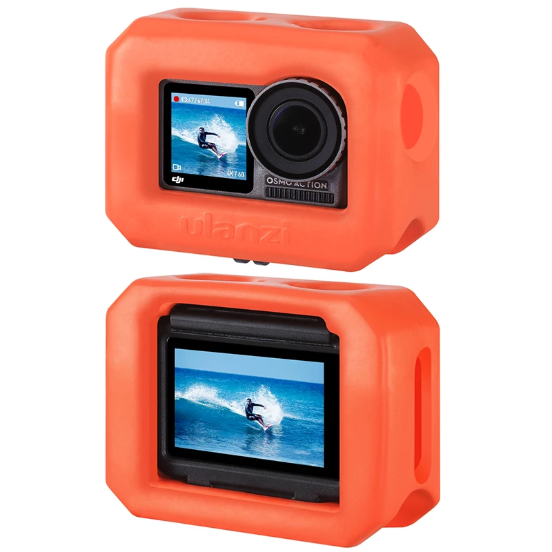Ulanzi Floaty Корпус Корпуса для Dji Osmo Action Floating Orange Venture Shell чехол серфинга катания на