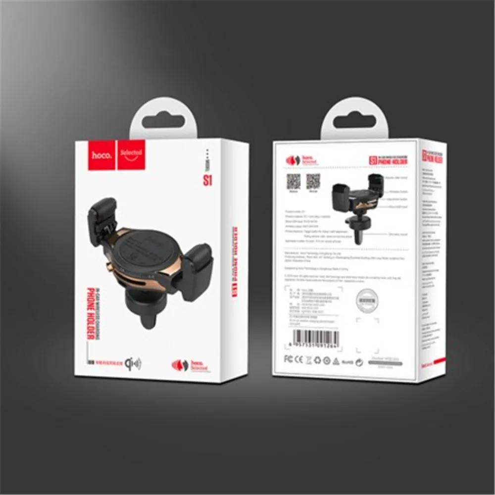 Автомобильное беспроводное зарядное устройство 10 Вт Быстрая зарядка подставка