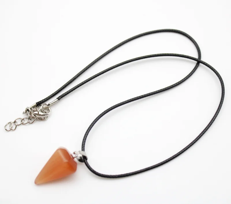 Амулет из натурального камня кошачий глаз лечебный Кристалл шестиугольной формы